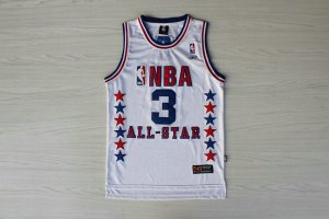 Maillot De Basket All Star 2003 Allen EzailIverson 3 Engrener Blanc